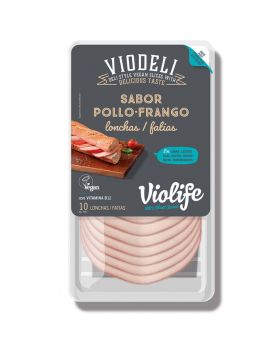 Lonchas vegetales POLLO 100gr VIODELI