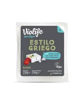 Bloque queso vegano estilo griego 230gr VIOLIFE