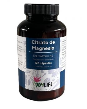 Citrato de Magnesio 120 cap 850 mg BIO-JOYLIFE