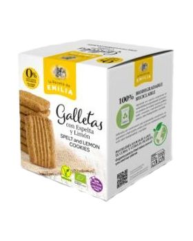 Galleta SIN GLUTEN Canela Limon BIO S/A 125gr EMIL