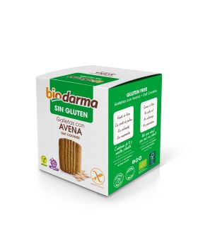 Galleta SIN GLUTEN -S/AZUC Avena BIO 125g-BIODARMA